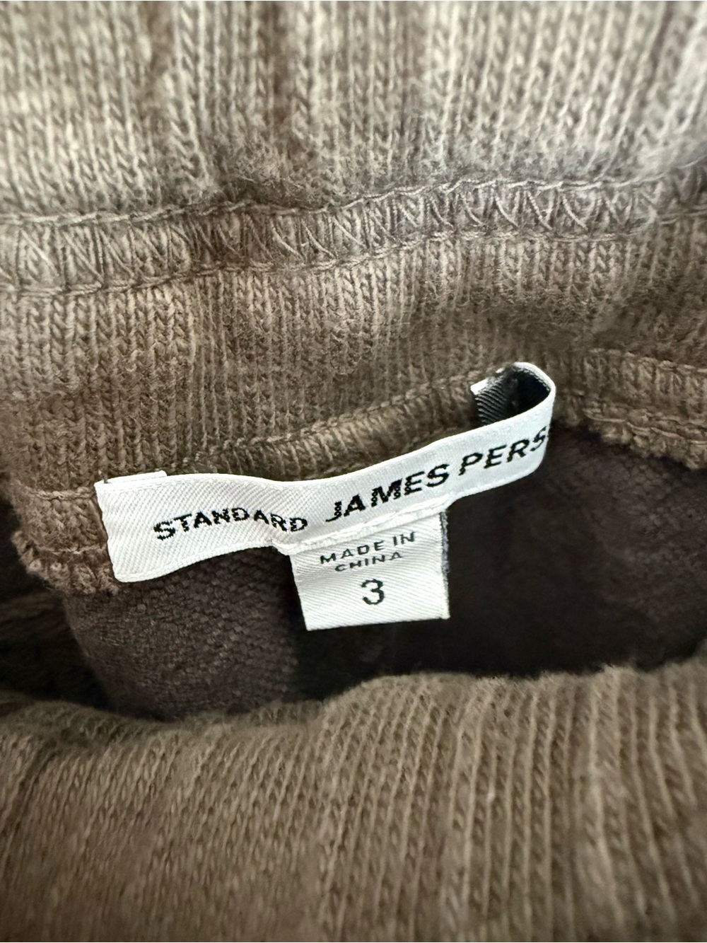 James Perse Relaxed Canvas Linen Blend Pants Joggers Army Green Brown - Picture 5 of 10